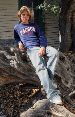 Chenille Logo Crew Neck Sweatshirt image number 2