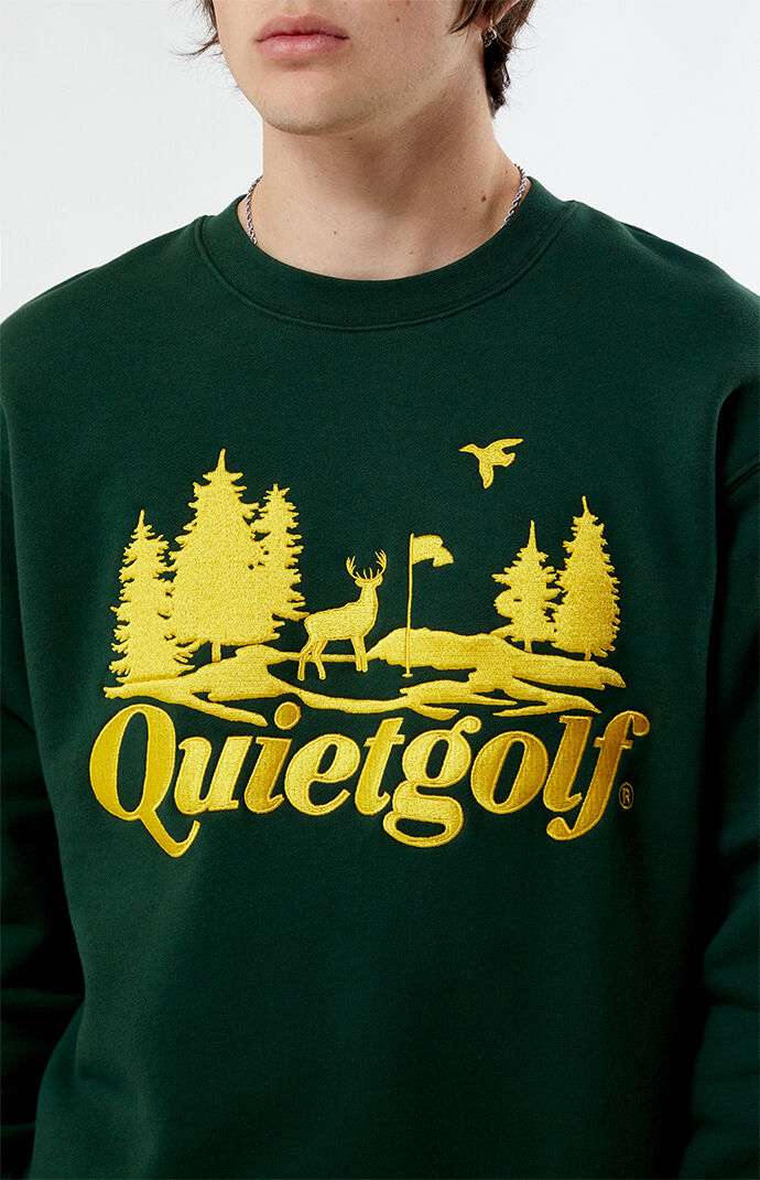 QUIET GOLF Tread Lightly Crew Neck Sweatshirt | Pacsun