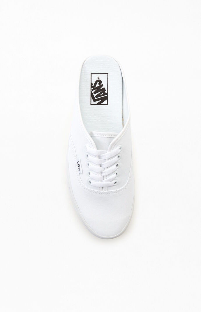 White Authentic Mule Sneakers