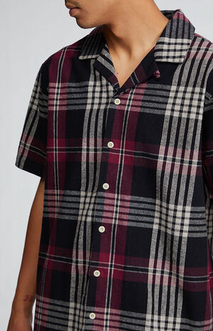 Black & Red Plaid Button Down Shirt image number 2