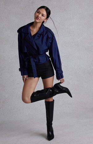 Cropped Trench Coat image number 5