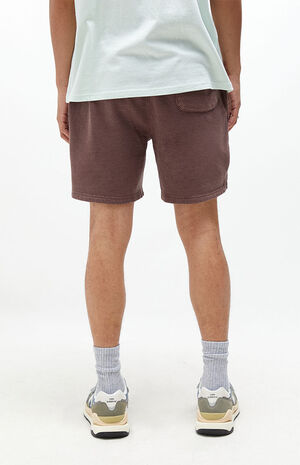 Brown Pacific Sunwear Collegiate Sweat Shorts image number 4