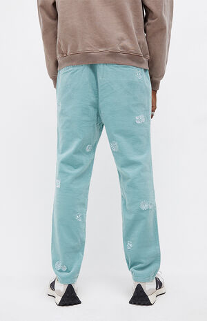 Embroidered Corduroy Trouser Pants image number 3