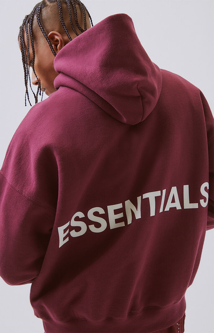 Fear of god new arrivals essentials graphic pullover hoodie