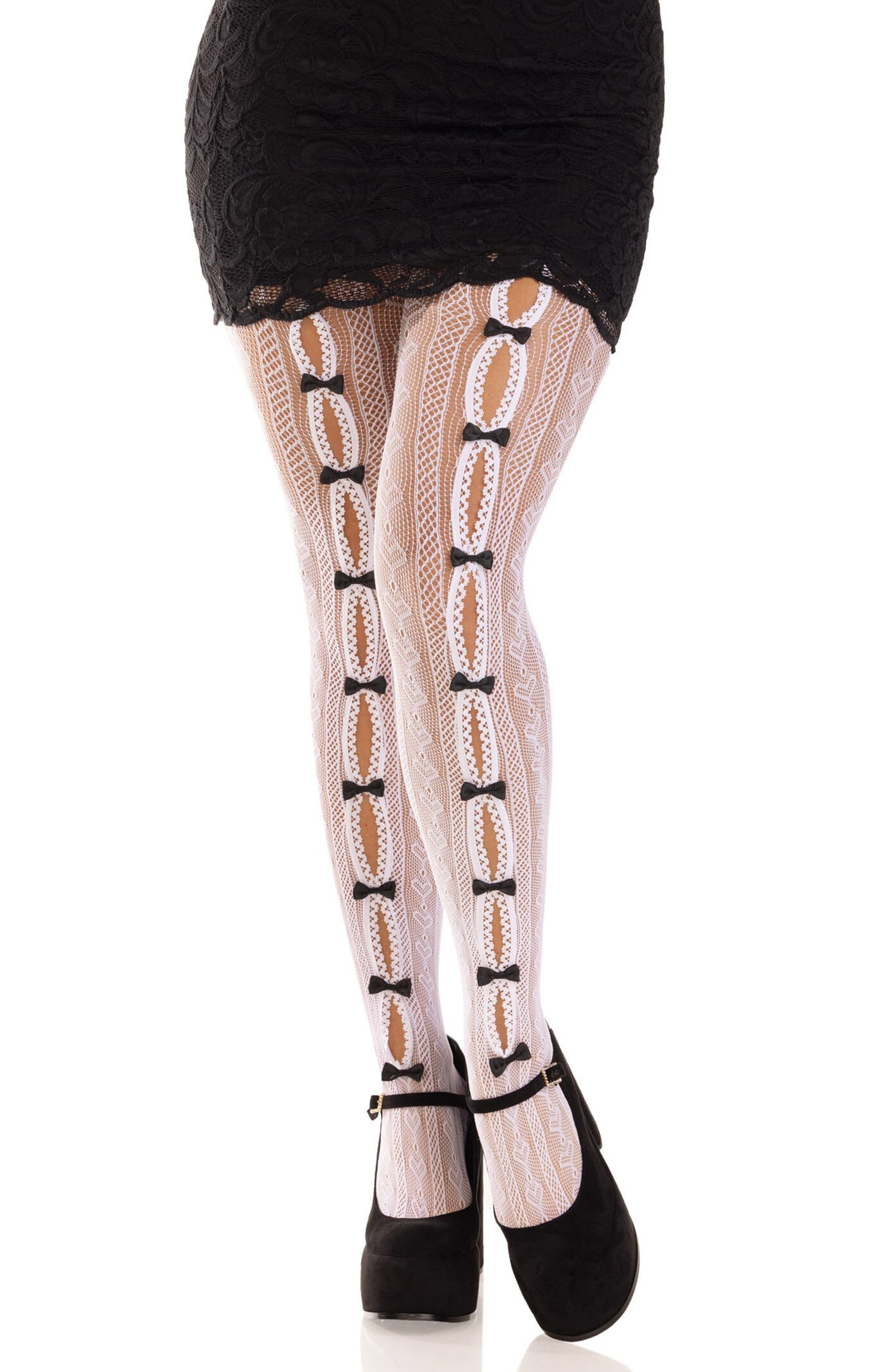 Leg Avenue Sweetheart Striped Tights
