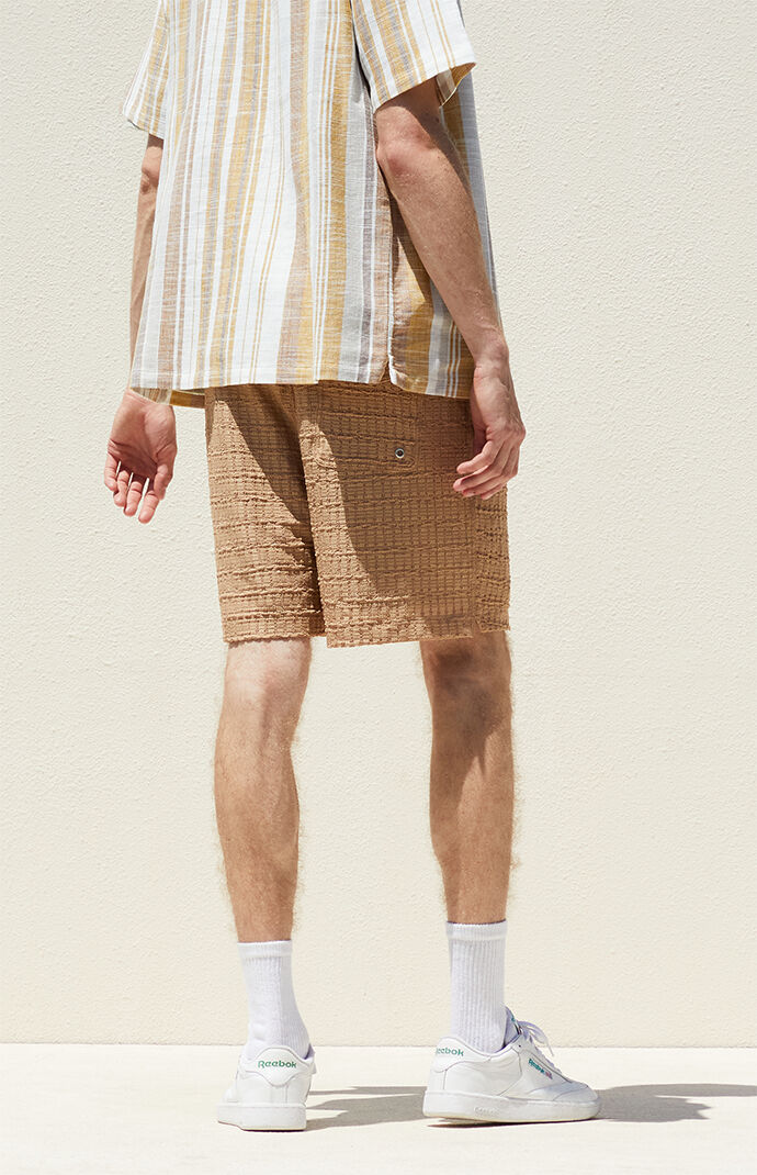 Pacsun Brown Textured Shorts | PacSun