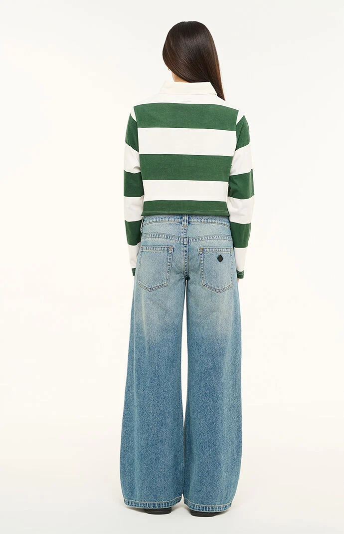 ABRAND Cassidy 00 Super Low Rise Wide Leg Jeans