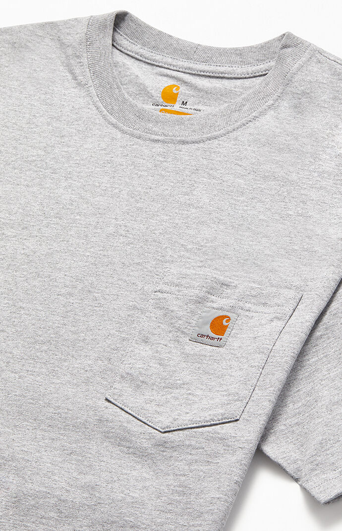 Gray Workwear Pocket T-Shirt
