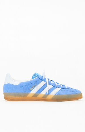 Women&rsquo;s Blue Gazelle Indoor Sneakers image number 1