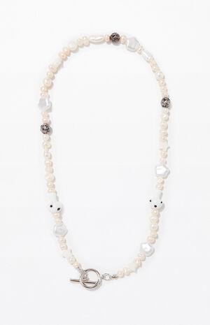 PacSun Pearl and Charm Necklace | PacSun