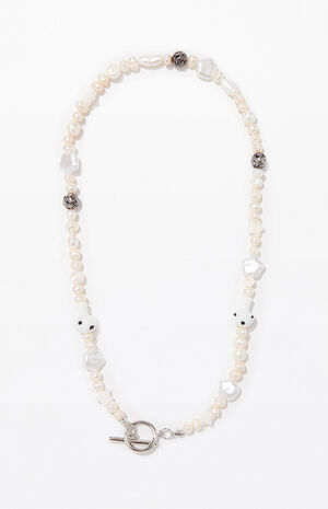 Pearl and Charm Necklace image number 1