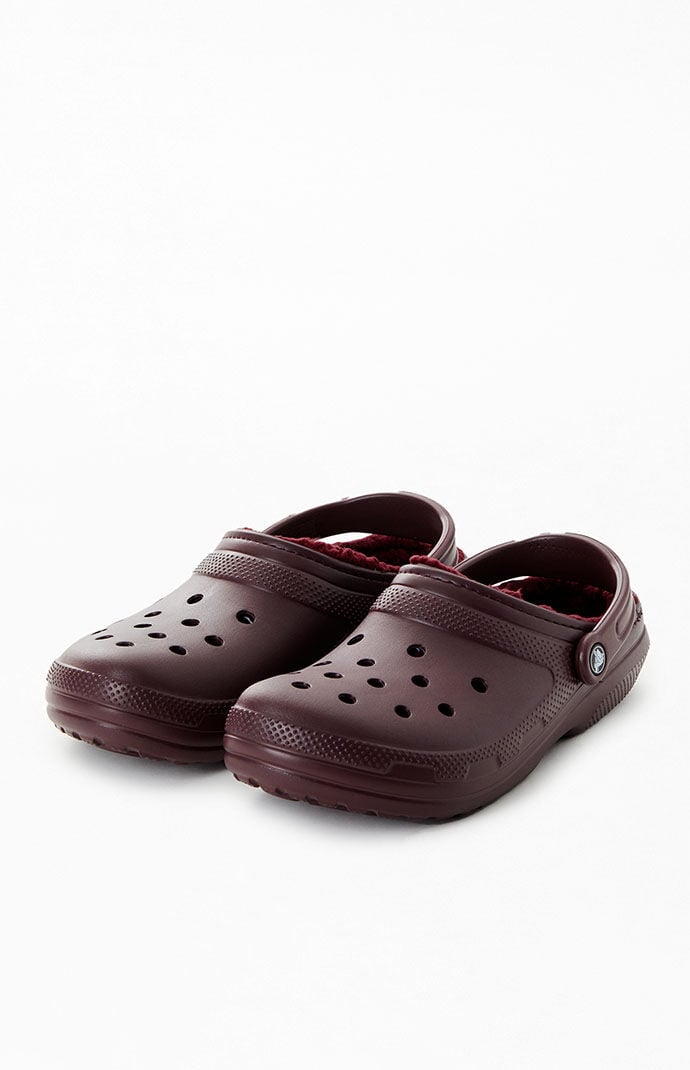 Burgundy crocs hot sale