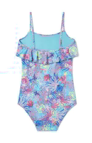 Kids Coral One Piece Swimsuit image number 2