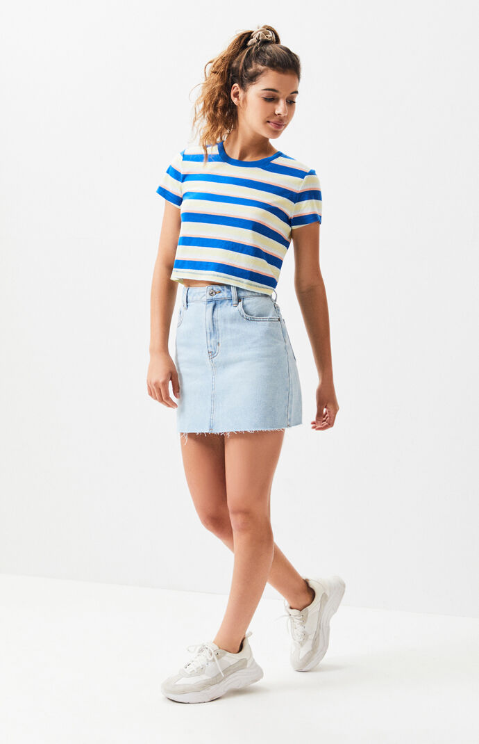Vintage Raw Cut 5-Pocket Skirt