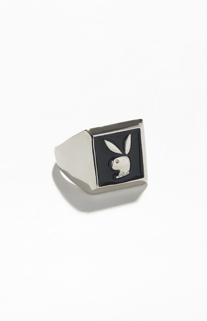 Playboy By PacSun Silver Bunny Ring PacSun