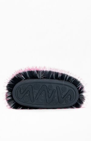 Women's Lenix Pink Faux Fur Booties image number 5