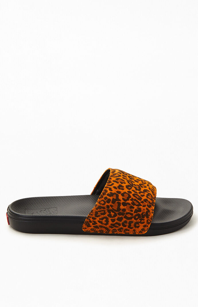 adidas animal print slides