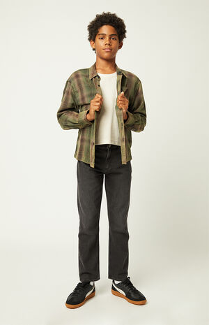 Black '90s Straight Leg Jeans image number 5