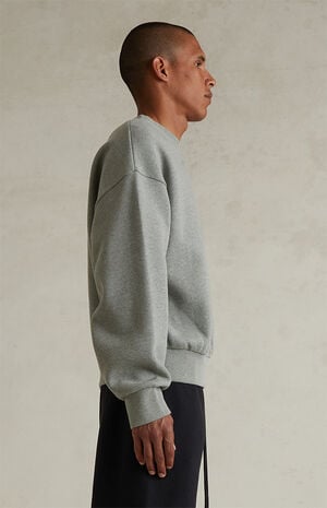 Concrete Heather Classic Fleece Crew Neck Sweatshirt image number 3