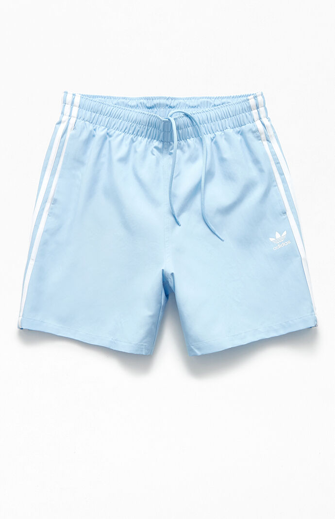 baby blue adidas shorts