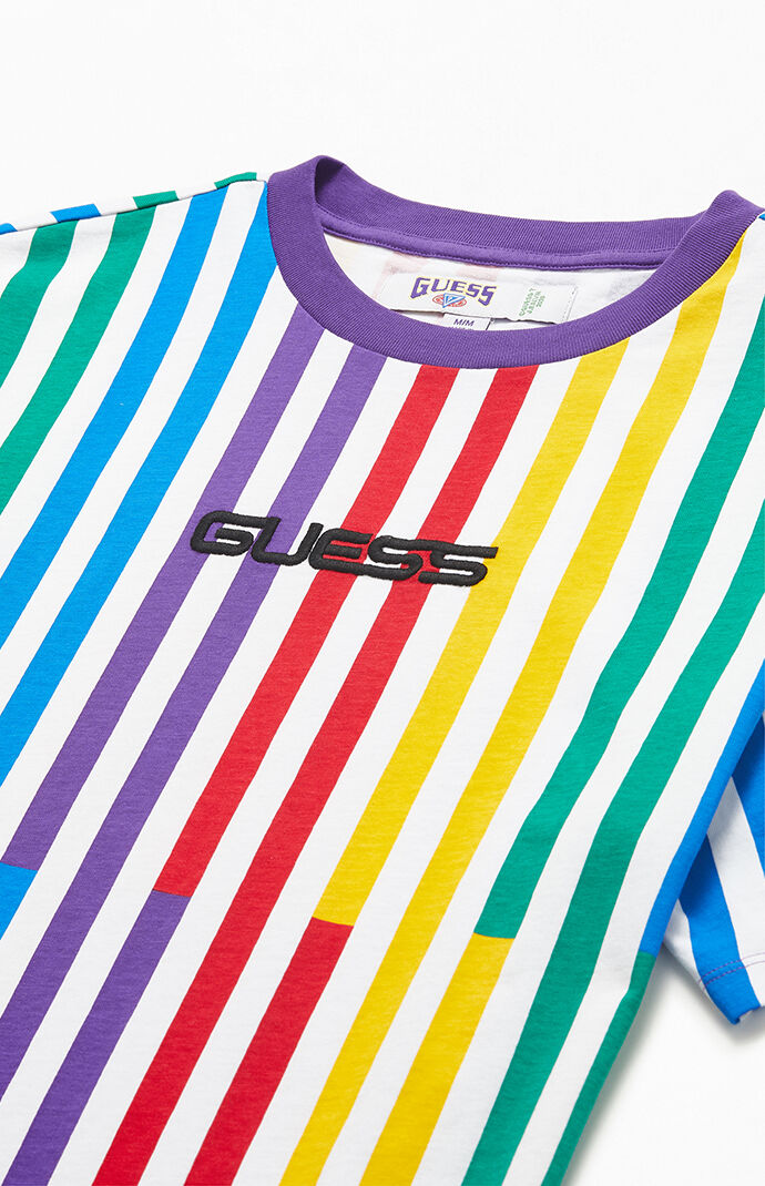 Guess X J Balvin Striped T Shirt Pacsun