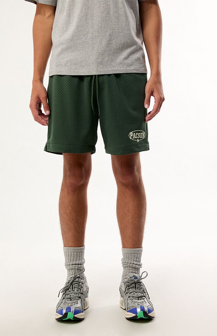 Pacsun Green Mesh Shorts