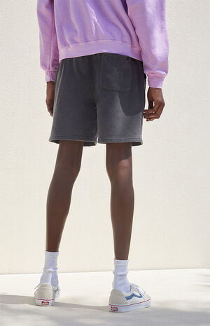 Graphite Fleece Garment Dyed Sweat Shorts image number 5