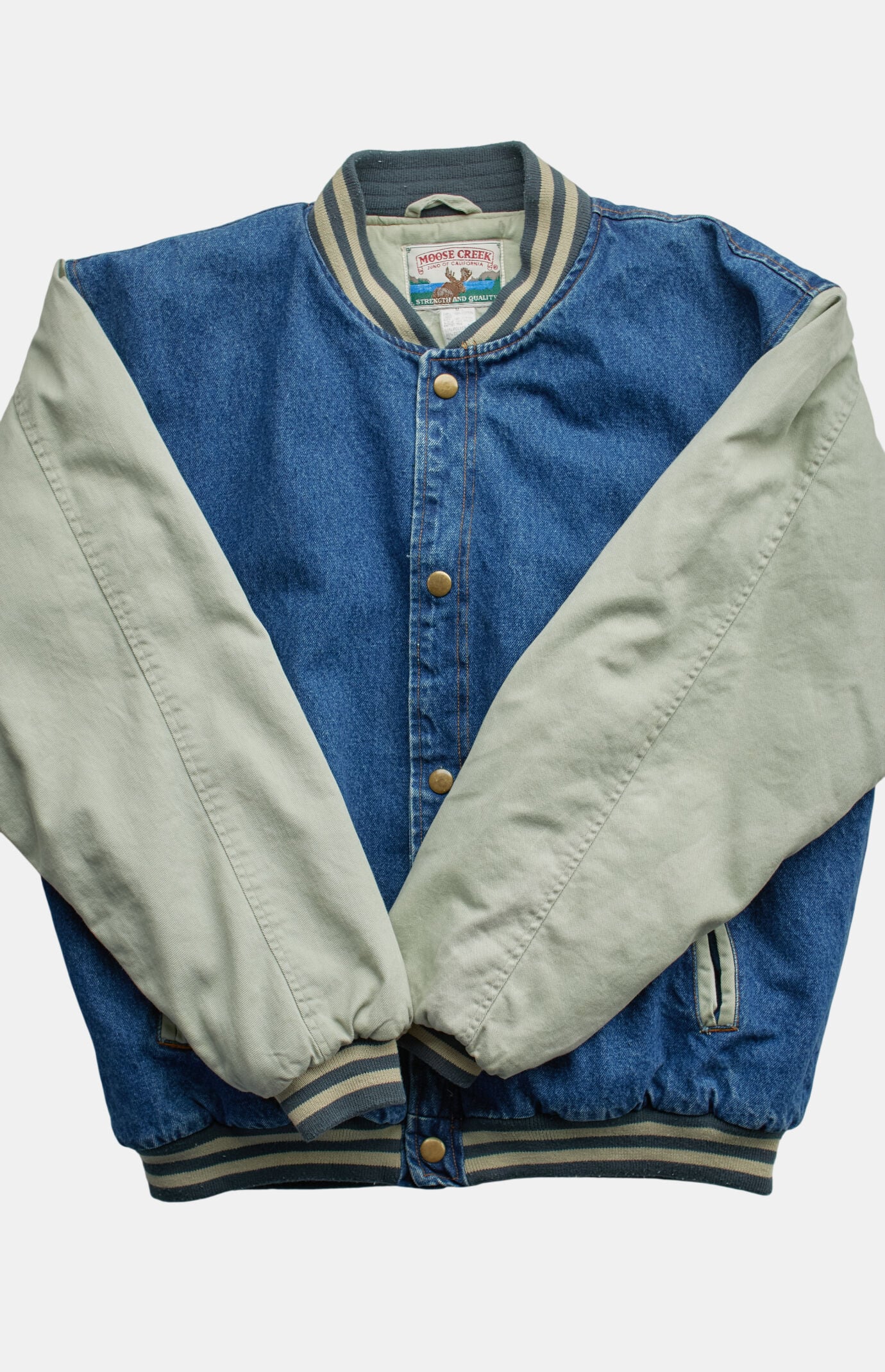 PS VINTAGE '90s Jean Varsity Jacket