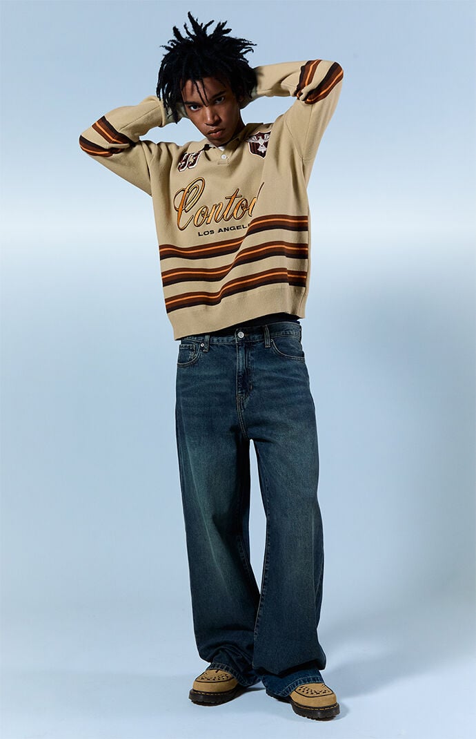 Pacsun Blake Extreme Baggy Jeans Dark Indigo