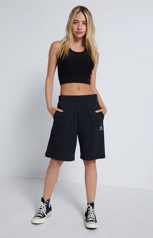 Go To Embroidered Sweat Shorts image number 1