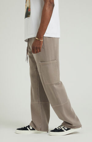 Kyler Fleece Baggy Cargo Sweatpants image number 3