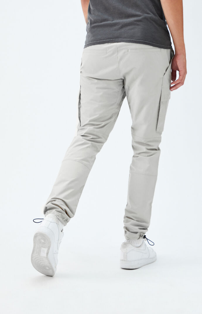 Utility Gray Slim Cargo Pants