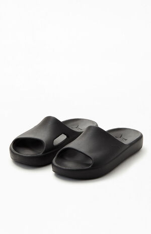Women's Black Shibui Cat Slide Sandals image number 2