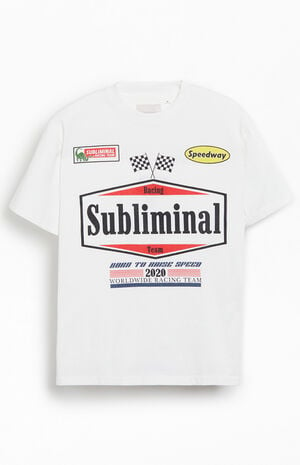 Subliminal Racing Oversized T-Shirt image number 2