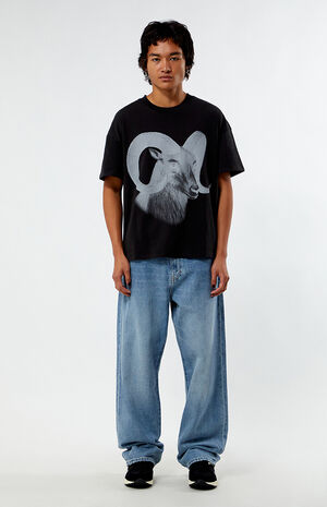 Ram Cropped Boxy T-Shirt image number 4