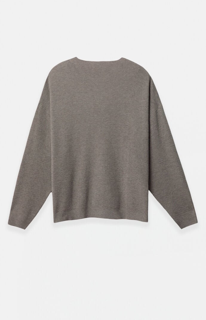 Fear of God ESSENTIALS Homestead Heather Waffle Knit '90s Crew Neck Sweater