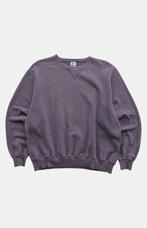 Purple '90s Champion Crew Neck Sweatshirt image number 1