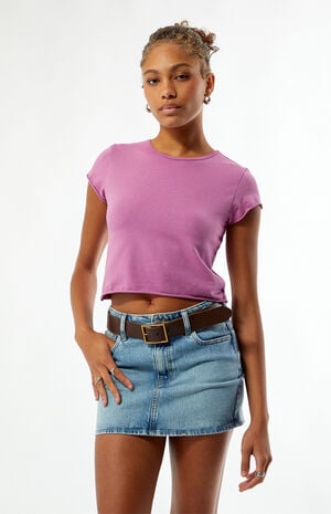 Clara Raw Hem Top image number 4