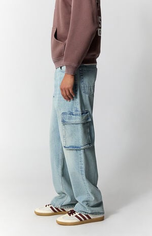 Dylan Baggy Jeans Cargo Light Blue image number 3