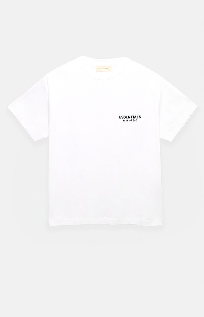 Fear of God ESSENTIALS Bright White Classic T-Shirt | Pacsun