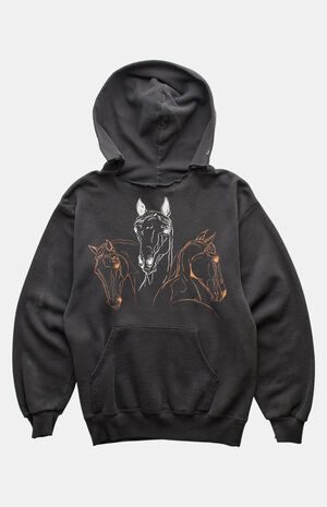 90s Horses Pullover Hoodie image number 1