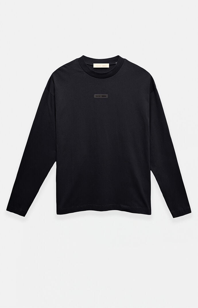 Fear of God Jet Black Classic Fit Long Sleeve T-Shirt Fear of God Jet Black Classic Fit Long Sleeve T-Shirt