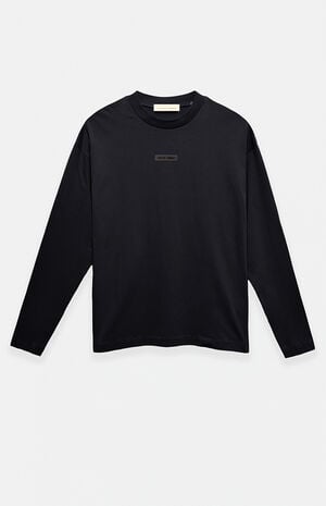 Jet Black Classic Fit Long Sleeve T-Shirt image number 1