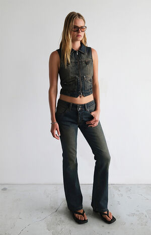 Kandi 00 Super Low Kick Jeans image number 4