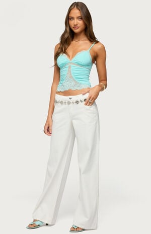 Yanny Lacey Tank Top image number 4