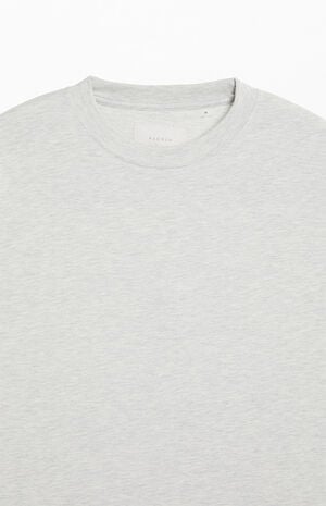 Heather Grey Premium Cropped Long Sleeve T-Shirt image number 2