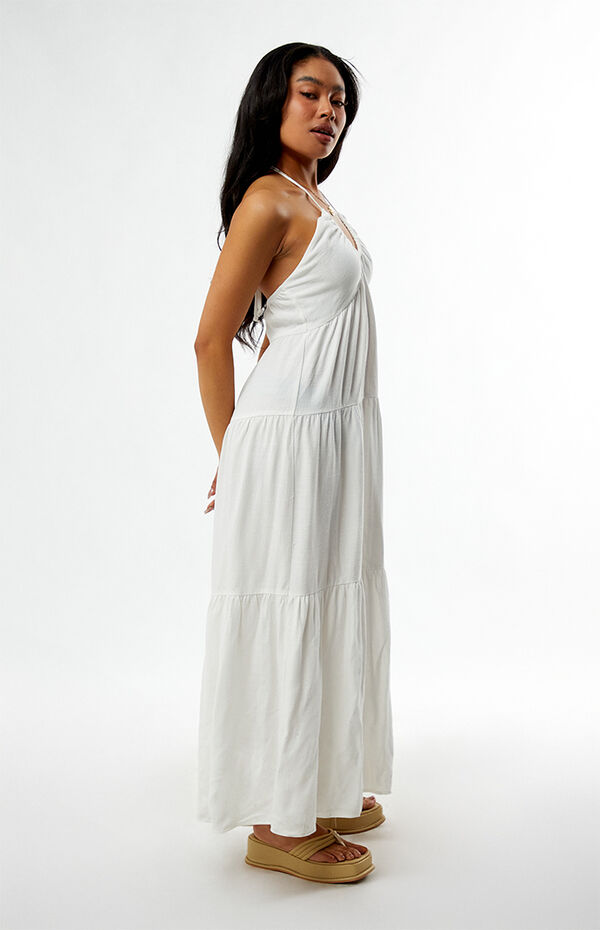 Your Favorite Keyhole Halter Midi Dress | Pacsun