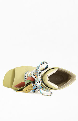 Women's Rovea Khaki Stiletto Booties image number 4