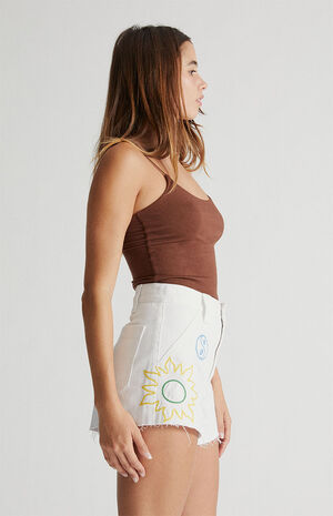 Doodle High Waisted Carpenter Shorts image number 3