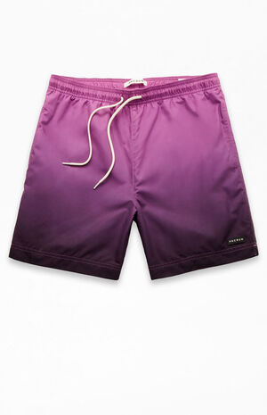 Purple Gradient 6.5" Swim Trunks image number 1